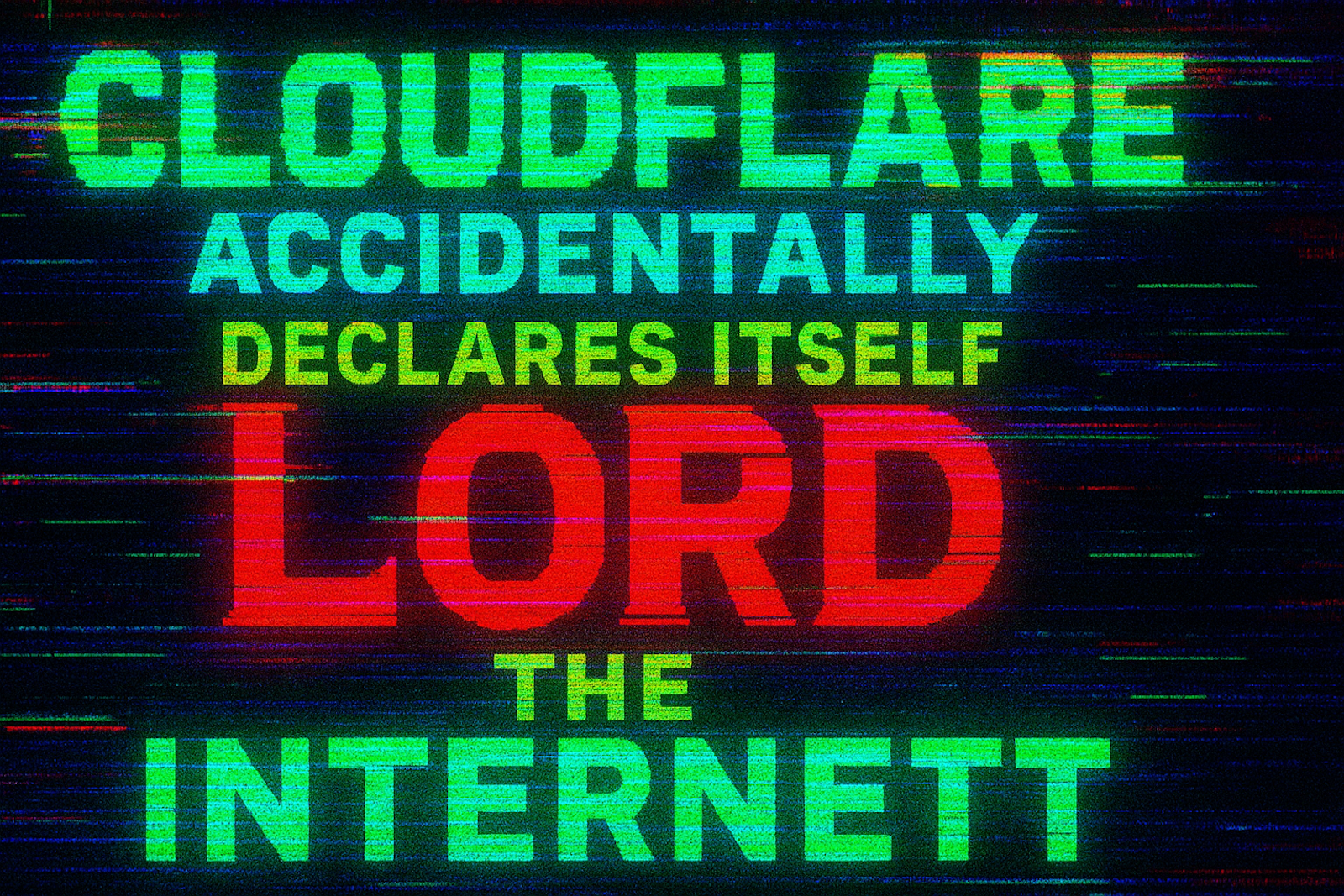 Cloudflare Accidentally Declares Itself Lord of the Internet